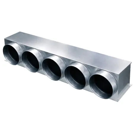 Plénum de soufflage pour gainable Toshiba RAV-HM801BTP-E sorties 3 x Ø200 + 2 x Ø250