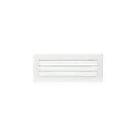Grille de soufflage lames courbes 300x100mm Couleur Blanc mat, Noire ou Anthracite