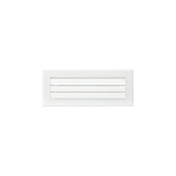 Grille de soufflage lames courbes 300x100mm Couleur Blanc mat, Noire ou Anthracite