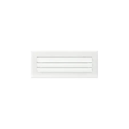 Grille de soufflage lames courbes 300x100mm Couleur Blanc mat, Noire ou Anthracite