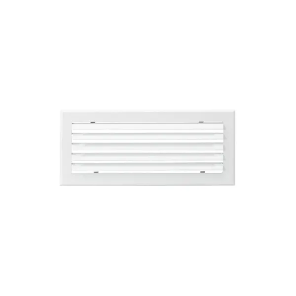 Grille de soufflage lames courbes 400x150mm Couleur Blanc mat, Noire ou Anthracite