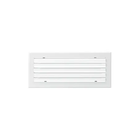 Grille de soufflage lames courbes 400x150mm Couleur Blanc mat, Noire ou Anthracite