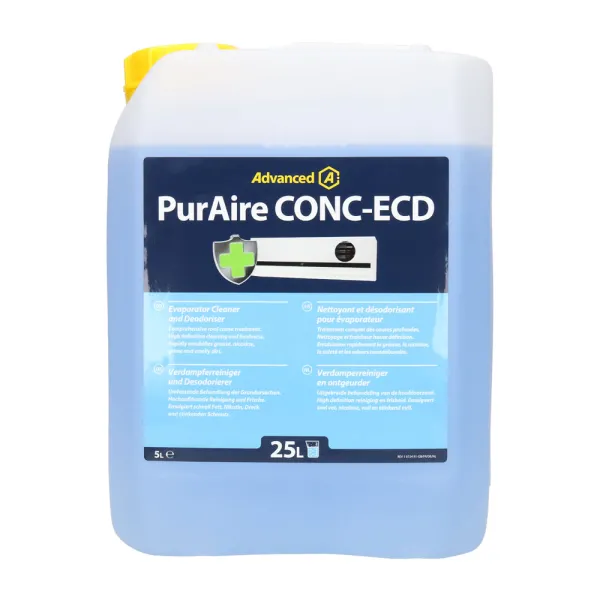 PurAire Bidon 5L nettoyant désodorisant pour unité intérieure
