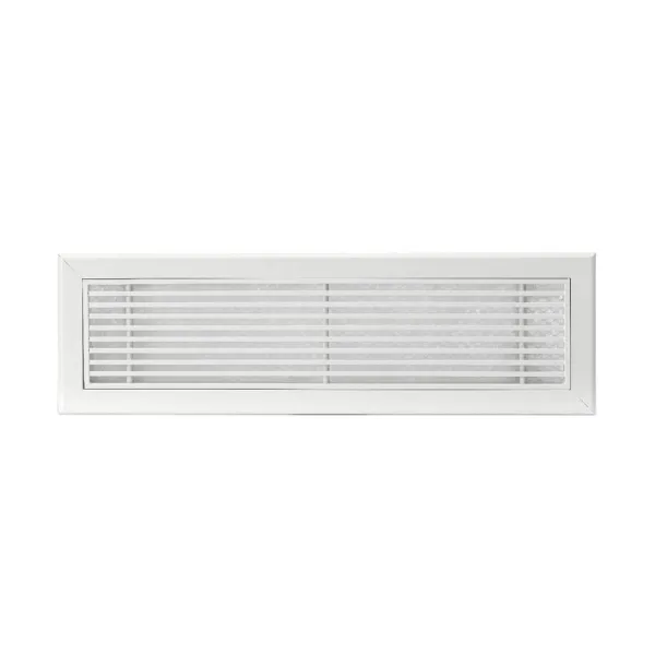 Grille de reprise linéaire 800x150mm Couleur Blanc mat, Noire ou Anthracite