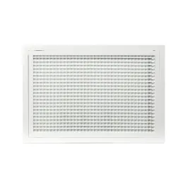 Grille de reprise à quadrillage incliné 400x200mm Couleur Blanc mat, Noire ou Anthracite