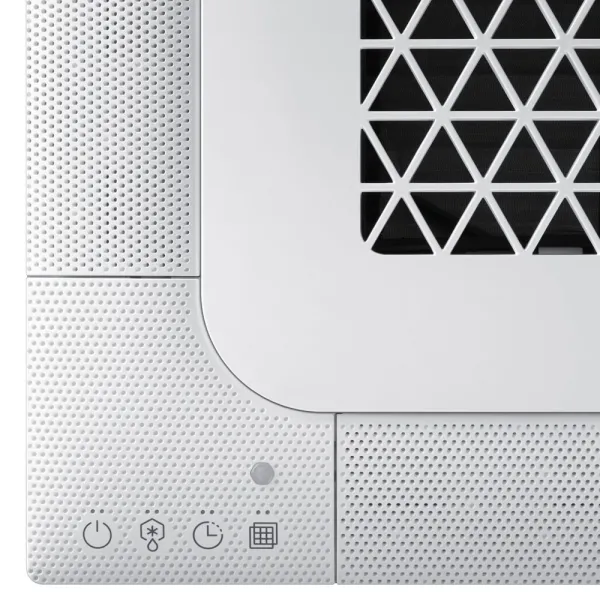 Climatisation SAMSUNG Cassette 4 voies Mini WindFree AJ020TNNDKG/EU 2.0kW Livrée avec commande filaire MWR-SH11N