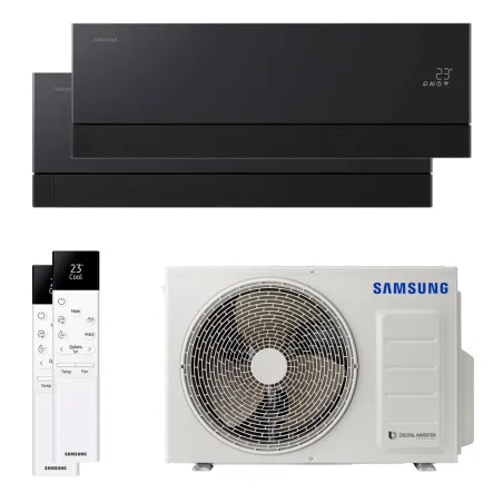 Bi split Samsung WindFree Première 4kW AJ040TXJ2KG/EU tailles 20 + 20 AR70H07C1ABNEU + AR70H07C1ABNEU