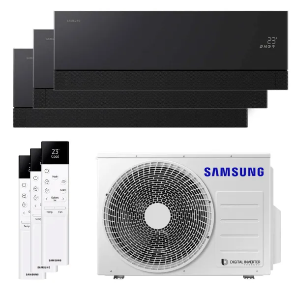 Tri split Samsung WindFree Première 5.2kW AJ052TXJ3KG/EU tailles 20 + 20 + 20 AR70H07C1ABNEU (x3)