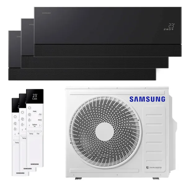 Tri split Samsung WindFree Première 6.8kW AJ068TXJ3KG/EU tailles 20 + 20 + 35 AR70H07C1ABNEU (x2) + AR70H12C1ABNEU