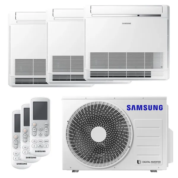 Tri split Samsung Console 5.2kW AJ052TXJ3KG/EU tailles 25 + 25 + 25 AJ026TNJDKG/EU (x3)