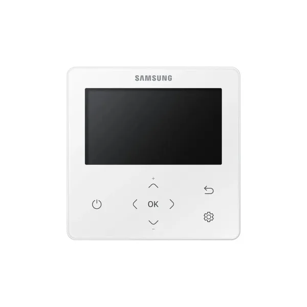 Climatiseur SAMSUNG cassette 360 Façade ronde 10kW AC100RN4PKG/EU + AC100RXADKG/EU 1Ph avec Télécommande filaire MWR-WG01KN