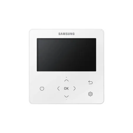 Climatiseur SAMSUNG cassette 360 Façade carrée 10kW AC100RN4PKG/EU + AC100RXADKG/EU 1Ph avec Télécommande filaire MWR-WG01KN