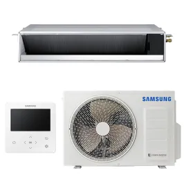 Climatiseur SAMSUNG gainable MSP 3.5kW AC035RNMDKG/EU + AC035RXADKG/EU Monosplit avec commande filaire MWR-WG01KN