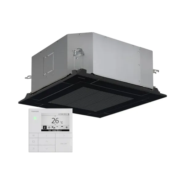 Climatiseur cassette Toshiba RAS-M10S4MUVG-E 2.5kW Multi Split Inverter Cassette 4 voies 60x60 taille 10 PAC air-air