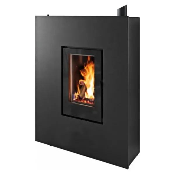Poêle à granulés canalisable MCZ Rock Comfort Air 8 UPXUP 5S All Black WiFi Puissance 7.9kW Sortie Fumée Supérieure