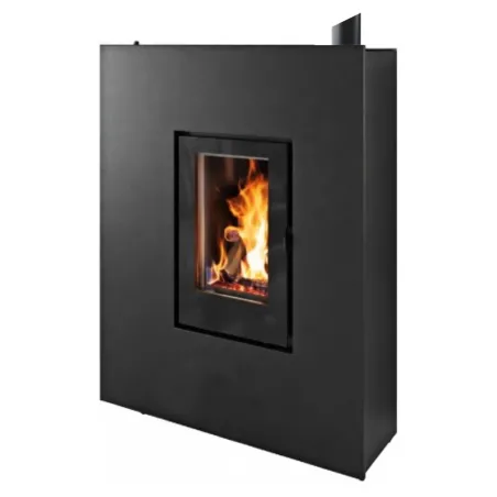 Poêle à granulés canalisable MCZ Rock Comfort Air 8 UPXUP 5S All Black WiFi Puissance 7.9kW Sortie Fumée Supérieure