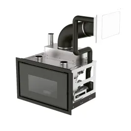 Cheminée à granulés canalisable MCZ Vivo 90 Comfort Air 9 Puissance 8.8kW Sortie Fumée Supérieure