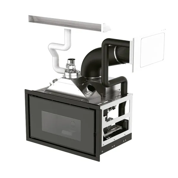 Cheminée à granulés canalisable MCZ Vivo 90 Comfort Air 11 Puissance 10.8kW Sortie Fumée Supérieure