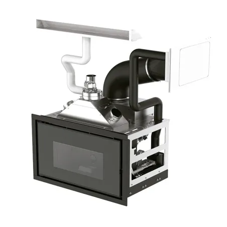 Cheminée à granulés canalisable MCZ Vivo 90 Comfort Air 11 Puissance 10.8kW Sortie Fumée Supérieure