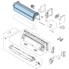 Ensemble évaporateur pour climatisation Atlantic Fujitsu KJCA et KJCAB Réf. 908023