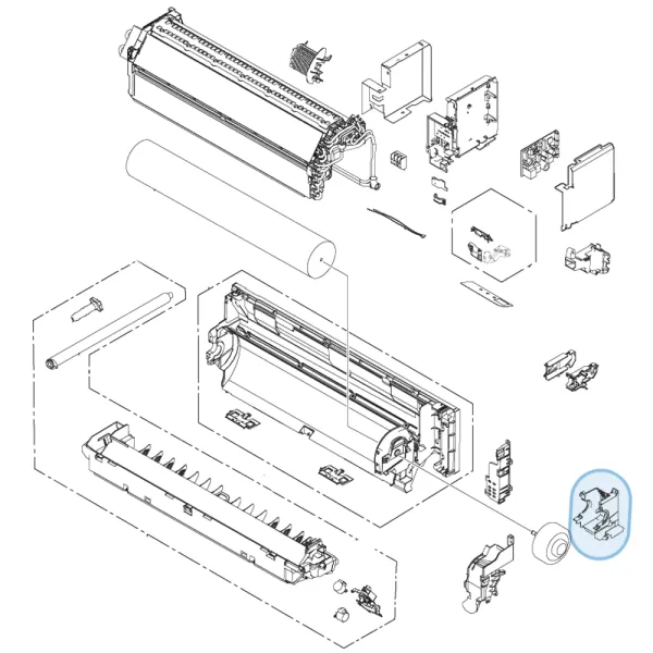 Support Moteur Ventilation pour climatisation Atlantic Fujitsu KJCA et KJCAB Réf. 907237