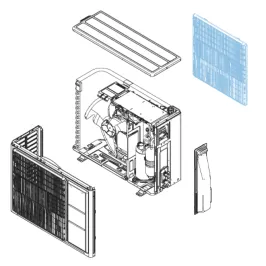 Grille de Protection Hélice pour unité extérieure Atlantic Fujitsu Réf. 897589 2