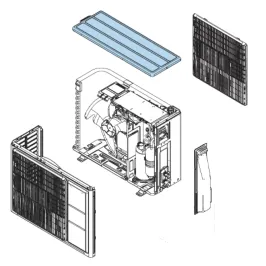 Toit pour groupe extérieure Atlantic Fujitsu Réf. 897587 2