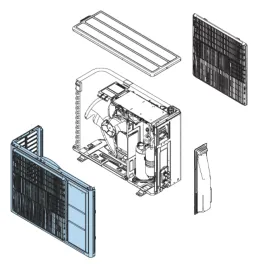 Façade Avant pour groupe extérieure Atlantic Fujitsu AOYG24KLC et AOYG14KVCA Réf. 897588 2