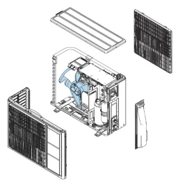 Hélice pour groupe extérieur Atlantic Fujitsu Réf. 897592 2