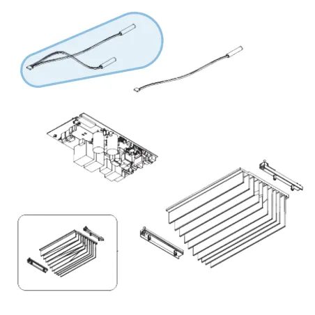 Jeu de sondes Refoulement/condenseur pour groupe extérieur Atlantic Fujitsu Réf. 897596