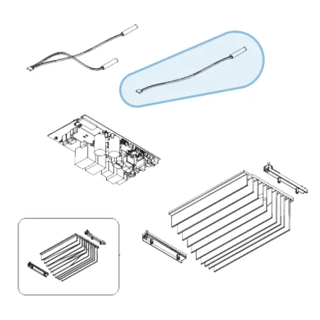 Sonde Compresseur pour groupe extérieur Atlantic Fujitsu Réf. 897692
