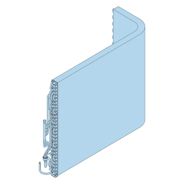 Condenseur pour groupe extérieur Atlantic Fujitsu AOYG24KLC et AOYG24KLTA Réf. 897693