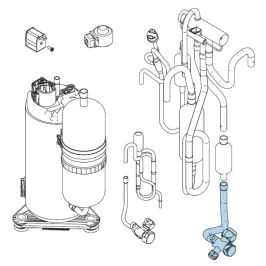 Vanne 3 Voies 1/2 Gaz pour groupe extérieur Atlantic Fujitsu Réf. 897696 2