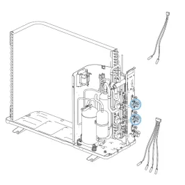 Raccord Gaz 3/8 pour groupe extérieur Atlantic Fujitsu Réf. 891646 2