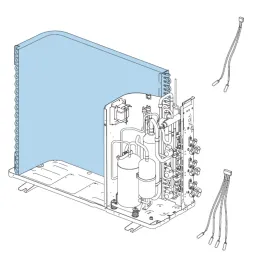 Condenseur pour groupe extérieur Atlantic Fujitsu AOYG18LAT3 AOYG24LAT3 Réf. 891782 2