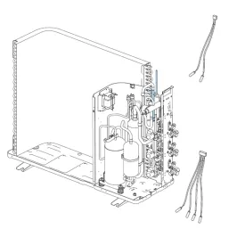 Circuit frigo Entrée Condenseur pour groupe extérieur Atlantic Fujitsu AOYG18LAT3 AOYG24LAT3 Réf. 898703 2