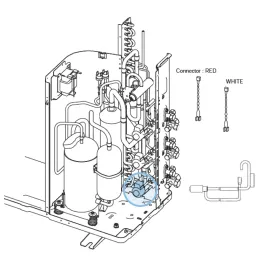 Bobine détendeur pour groupe extérieur Atlantic Fujitsu AOYG18LAT3 AOYG24LAT3 Réf. 891414 2