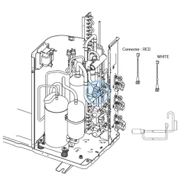 Bobine détendeur pour groupe extérieur Atlantic Fujitsu AOYG18LAT3 AOYG24LAT3 Réf. 896789 2