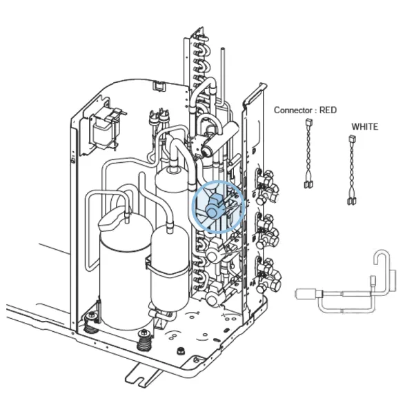 Bobine détendeur pour groupe extérieur Atlantic Fujitsu AOYG18LAT3 AOYG24LAT3 Réf. 896789
