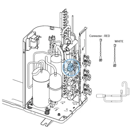 Bobine détendeur pour groupe extérieur Atlantic Fujitsu AOYG18LAT3 AOYG24LAT3 Réf. 896789