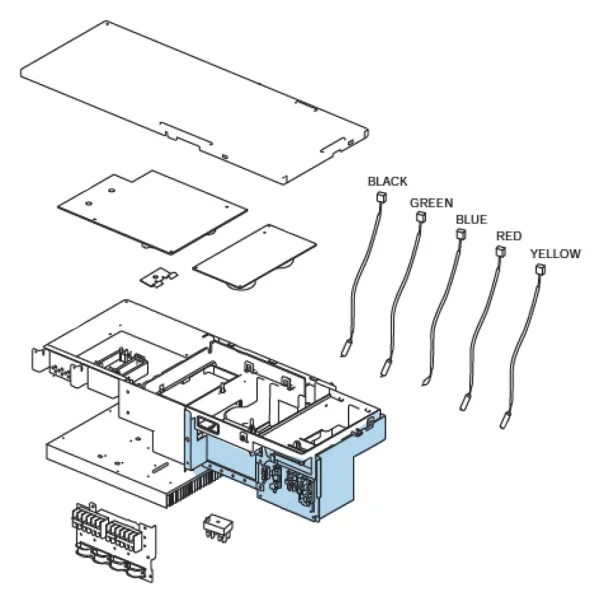 Support B Inverter pour groupe extérieur Atlantic Fujitsu AOYG18LAT3 AOYG24LAT3 Réf. 906709