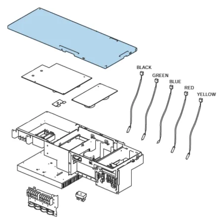 Capot Inverter pour groupe extérieur Atlantic Fujitsu AOYG18LAT3 AOYG24LAT3 Réf. 906713