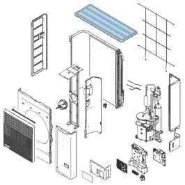 Toit pour groupe extérieur Atlantic Fujitsu Réf. 897897 2
