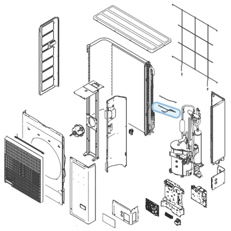 Jeu de sondes Refoulement/Condenseur pour groupe extérieur Atlantic Fujitsu Réf. 897970