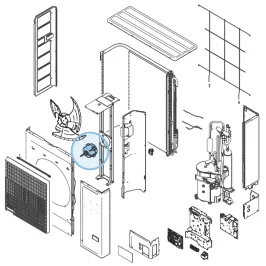 Moteur Ventilation pour groupe extérieur Atlantic Fujitsu Réf. 897989 2