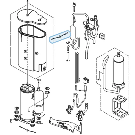 Sonde extérieure pour groupe extérieur Atlantic Fujitsu Réf. 897969