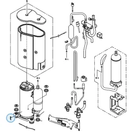 Bouchon Thermistor pour groupe extérieur Atlantic Fujitsu Réf. 893377 2