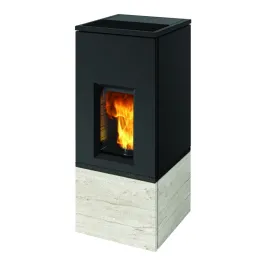 Poêle à granulés Edilkamin Rise 7 Puissance 7.4kW Sortie Fumée Postérieure Ø8 cm
