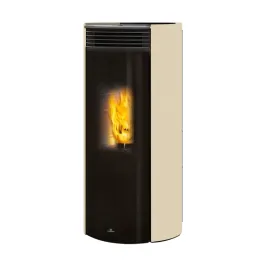 Poêle à granulés canalisable Edilkamin Libra 9+ Back Puissance 9.2kW Sortie Fumée Postérieure Ø8 cm