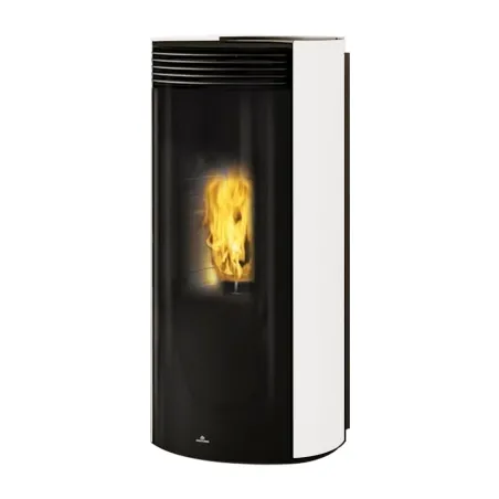 Poêle à granulés canalisable Edilkamin Libra 11+ Evo Back Puissance 11.4kW Sortie Fumée Postérieure Ø8 cm